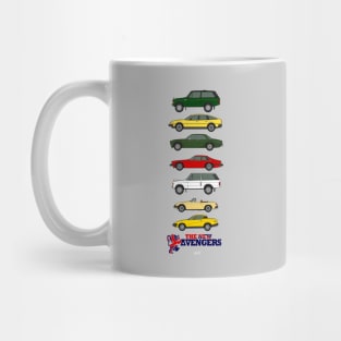 The New Avengers car collection Mug